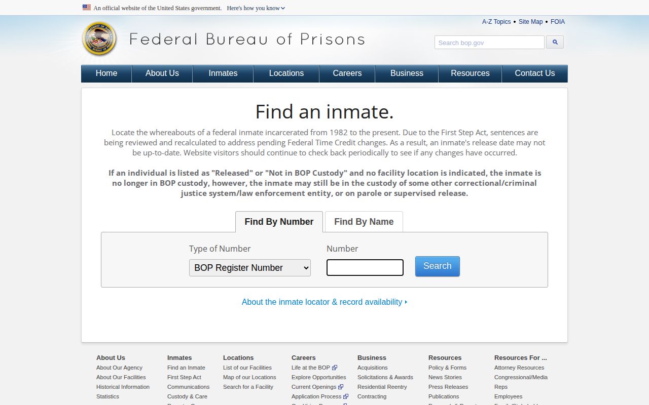Federal locator fallback after a Fannin County Adult Detention Center transfer