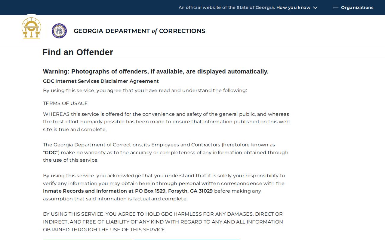 GDC offender search for Fannin County released state inmates
