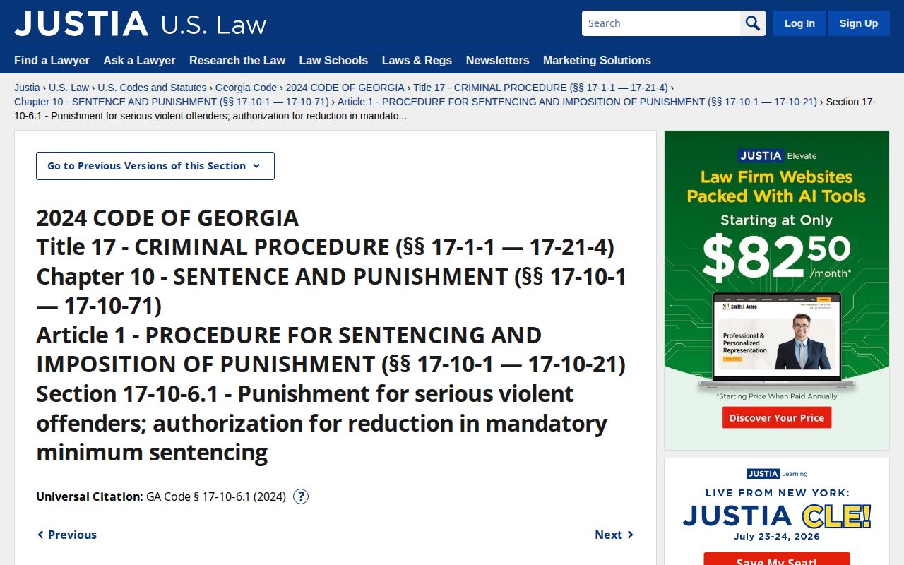 Georgia serious felony limits affecting Fannin projected release dates